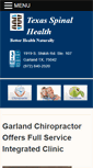 Mobile Screenshot of garlandchiropractor.com